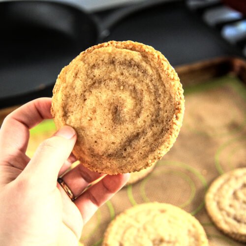 Gluten Free Sesame Tahini Swirl Cookies