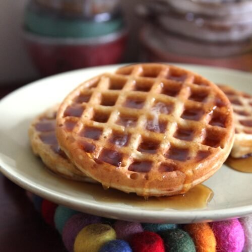 Simple Gluten Free Buttermilk Waffles