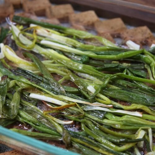 Oven Roasted Green Onions